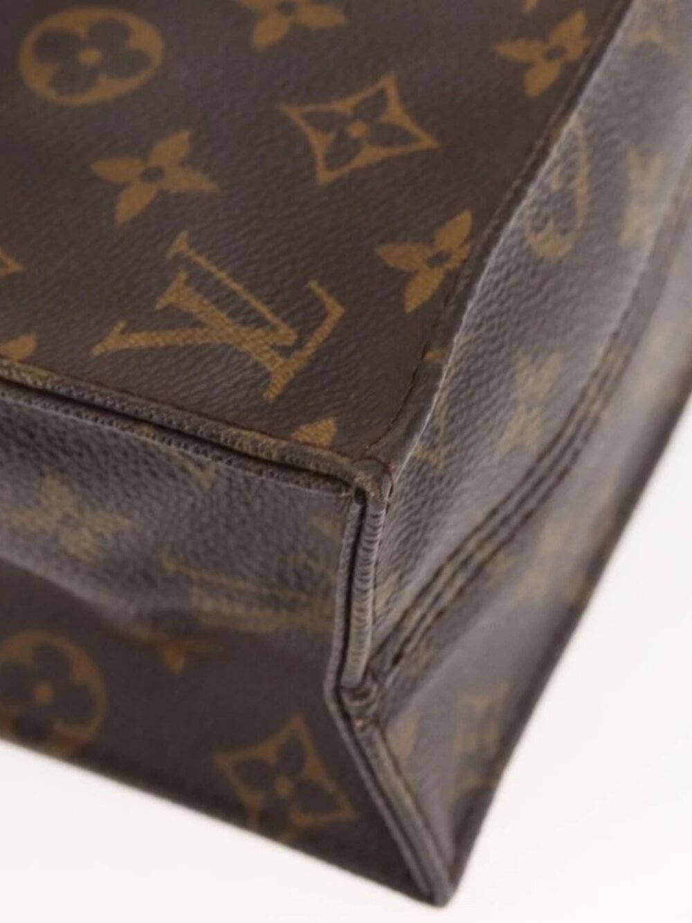 LOUIS VUITTON Monogram Sac Plat Hand Bag M51140 LV Auth - Picture 12 of 16